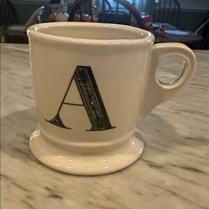 Anthropologie A Initial Mug ❤️FINAL❤️